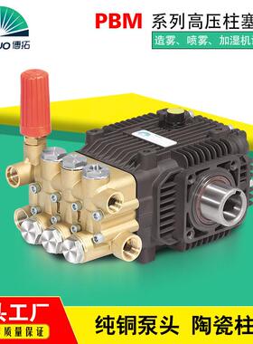 里尼PBM高压柱塞泵100公斤压力泵造雾泵喷雾泵大棚打药高压泵