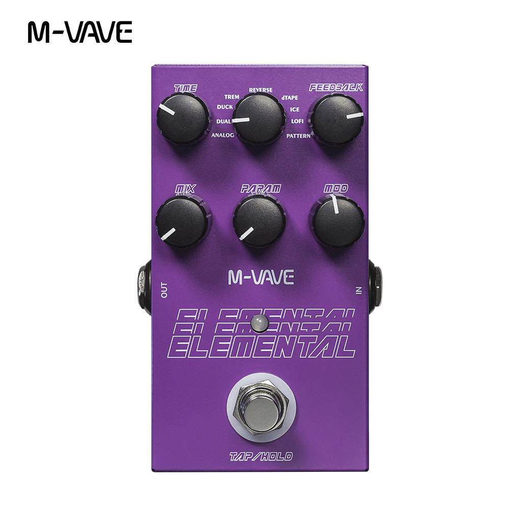 M-VAVE 电吉他效果器延时DELAY数字延迟吉他效果器ELEMENTAL