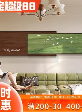 法式中古风背客厅装FH-0734饰画绿色复古艺术发景墙挂画高级叠加