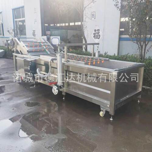 气泡清洗机酱腌菜清洗去盐设竹笋清洗机设备不锈钢果蔬喷淋清洗机