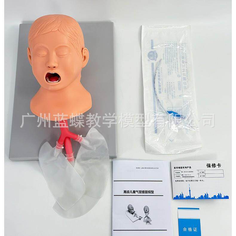 高级儿童气管插管模型 妇幼护理 护理模型 妇幼技能训练模型15/3