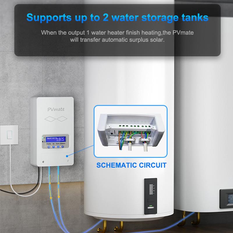 太阳能板分流器PVmate3K控制器浸没热水器大师定时器电加热
