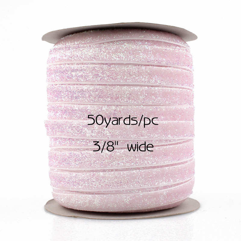 1cm氨纶锦纶弹力色织带 金粉金葱包边带 女孩发带配件辅料 21色