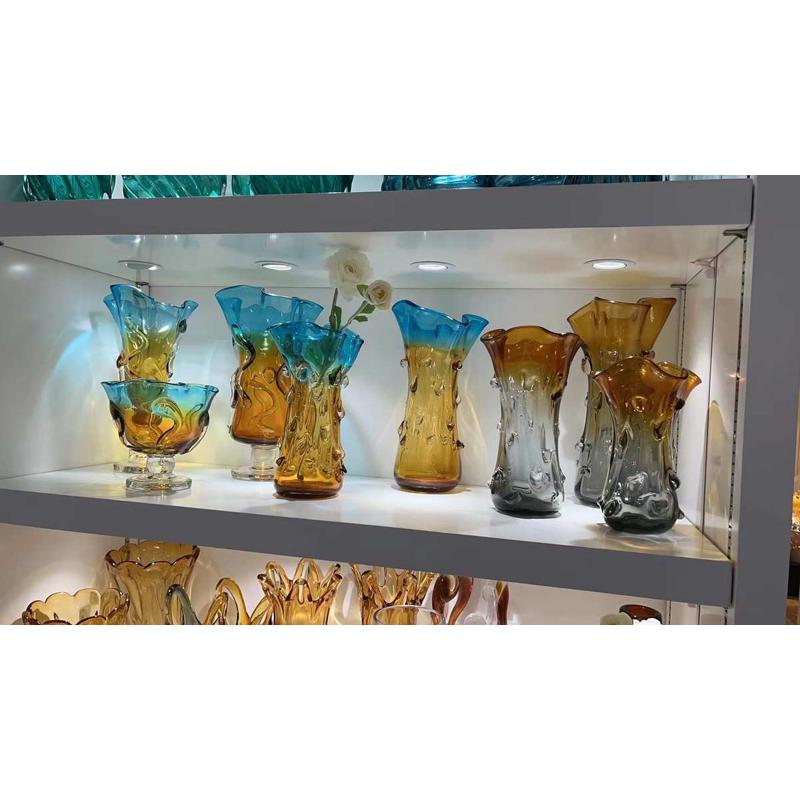 客厅水养透明玻璃花瓶客厅插花水培琉璃花器现代简约餐桌装饰摆件