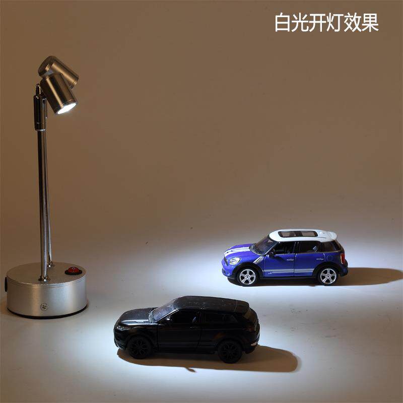 无线可充电led珠宝柜台多头射灯首饰展柜1W3W酒吧立杆双头小射灯