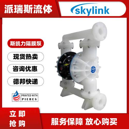 斯凯力气动隔膜泵PS15 KY-AT-T/S-KY-TT-00耐腐蚀塑料容积泵DN15