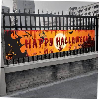 Halloween Party Banner Courtyard decoration Products Theme B
