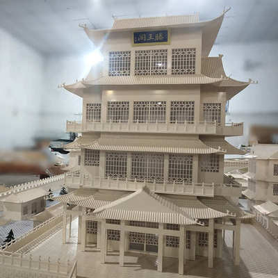 3D打印大型沙盘建筑模型厂房地形地貌建模房地产展厅模型来图定制