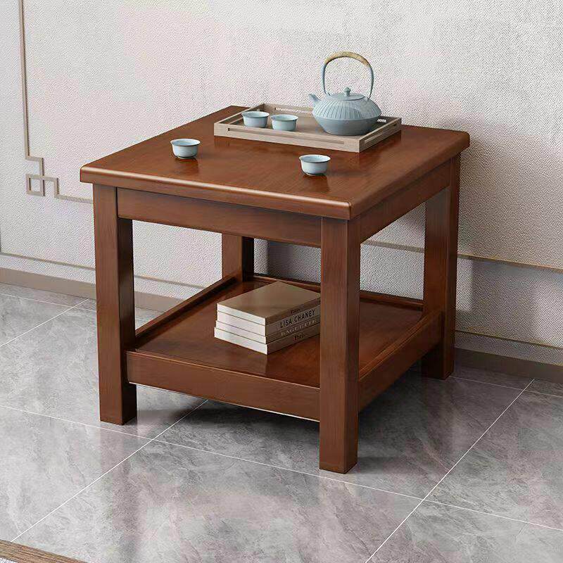 老式小方桌正方形木桌客厅家用60x60沙发边桌实木茶桌茶几小桌子