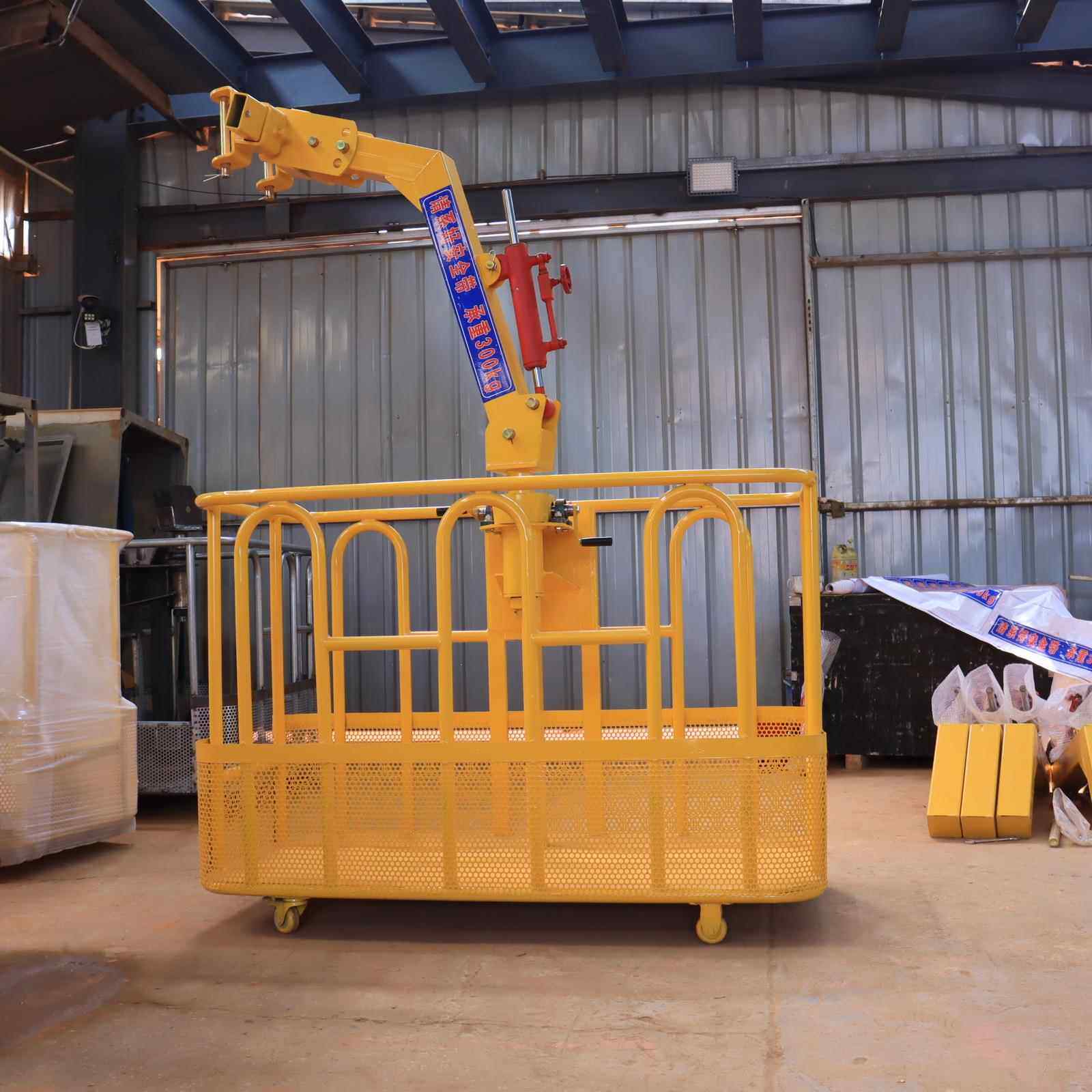 建筑吊篮 高空作业安全篮子外墙用小吊框 带手刹自动调平吊篮