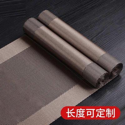 茶席竹席茶具配件桌旗防水茶垫茶布茶桌布茶旗禅意中式茶道茶盘垫