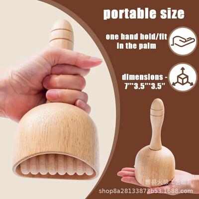 热卖实木按摩器抗脂肪按摩杯 质木制滚具家轮淋巴LIL-B002排水工