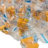 隔音耳塞独立小包装 100对酒店民宿车间工地防噪声泡棉耳堵柔软