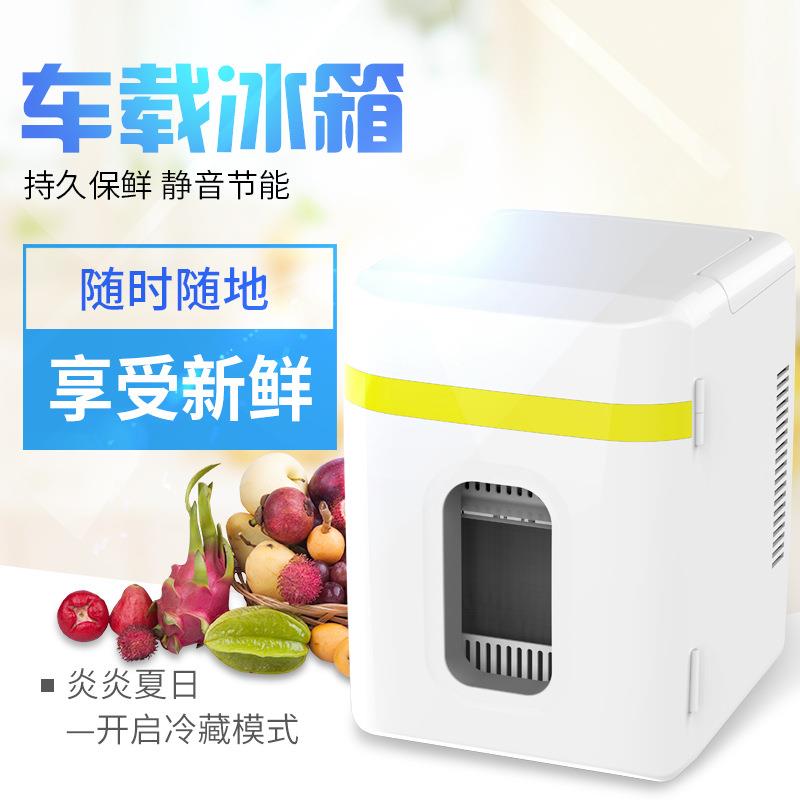 车载电器迷你汽车小冰箱家车两用10L冷暖箱 12/220V通用车载冰箱