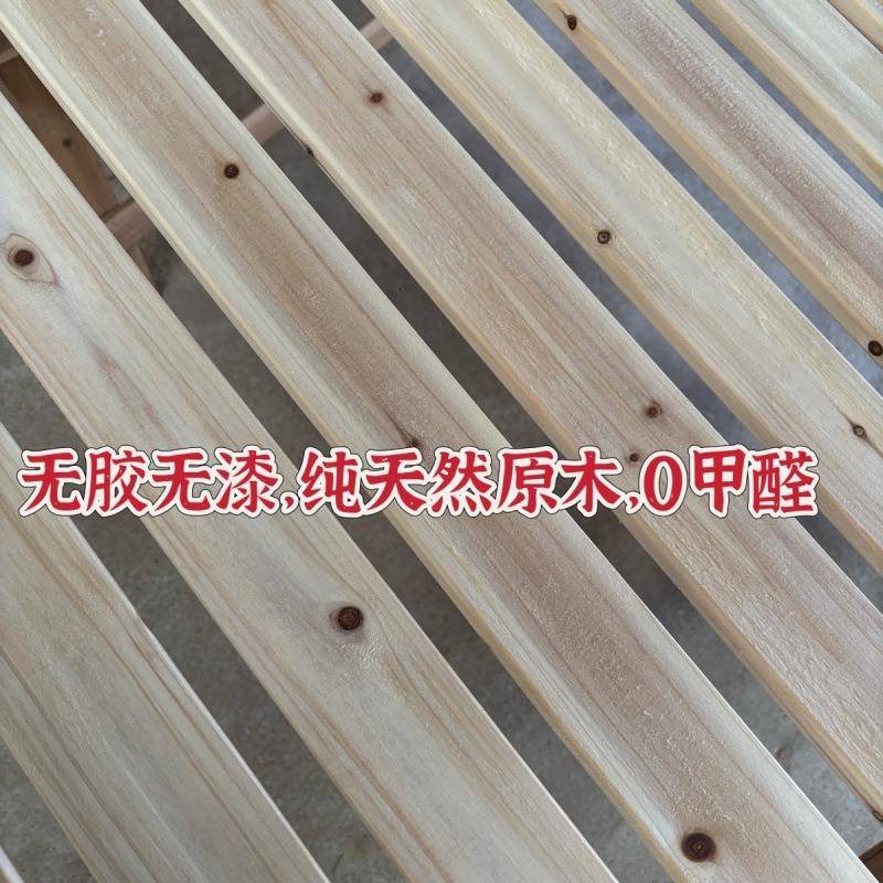 杉木床板实木床板铺板折叠床板整块垫片防潮透气排骨架床架木板厂图片