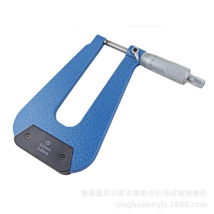 青量A型深弓架千分尺板厚千分尺齿轮千分尺奇数沟千分尺