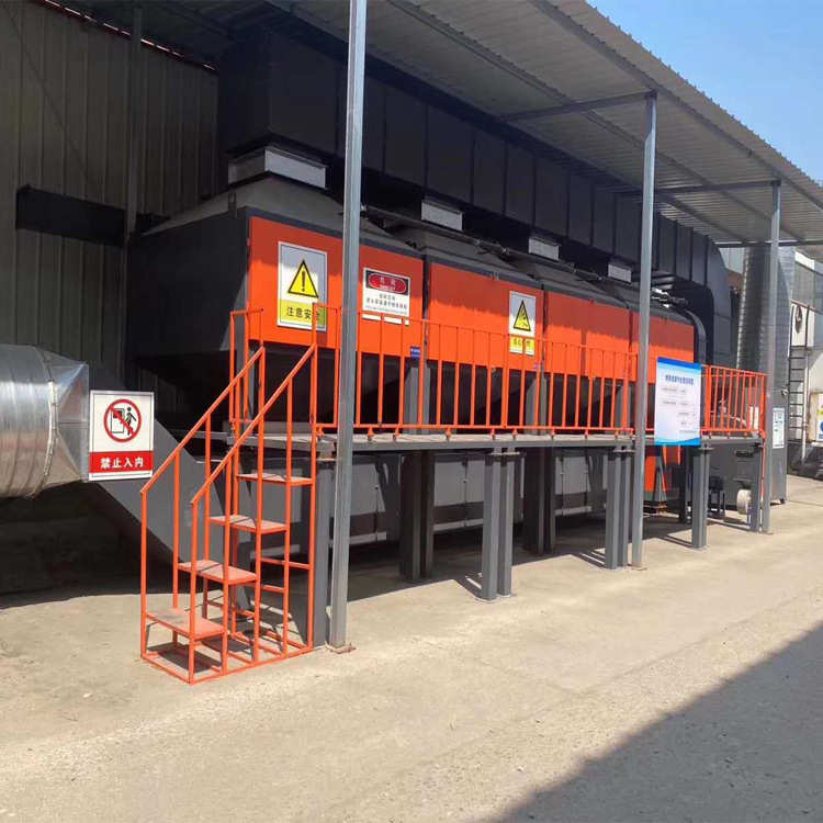 催化燃烧设备一体机RCO活性炭吸附脱附VOS蓄热式工业废气处理设备