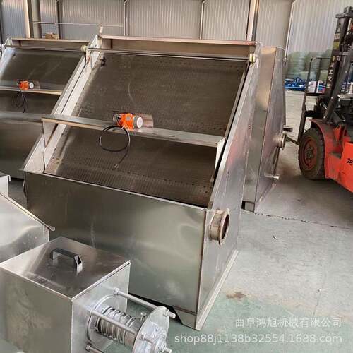 碳钢螺旋粪便分离机蛋鸭蛋鸡大粪干湿分离机弹簧挤压式固液分离机