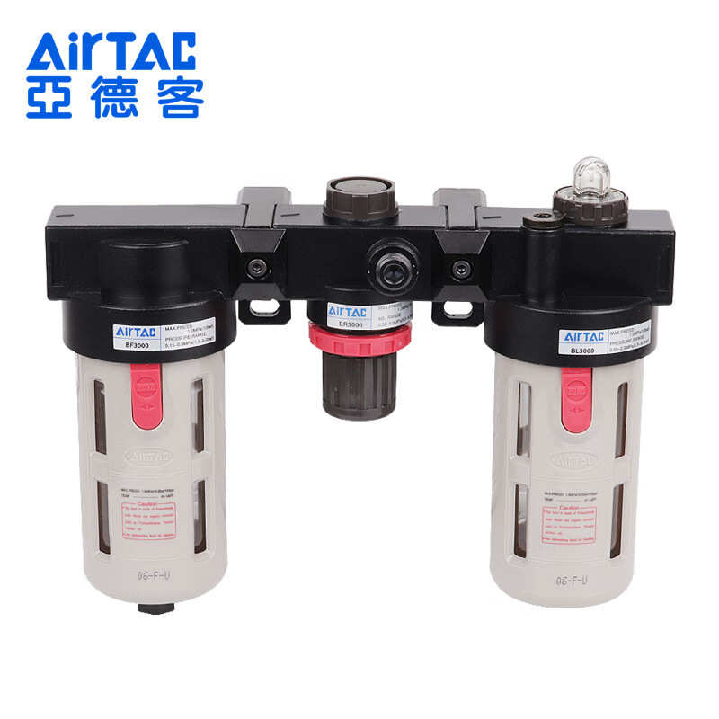 亚德客三联件油水分离调压过滤器气源处理器BC20001/3000/4000A1