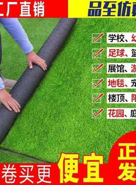 仿真坪人工塑料假皮户外人造幼儿园地垫工程围挡绿植装饰地毯