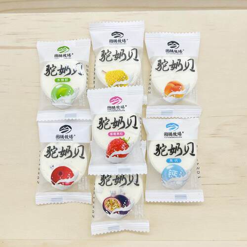 图腾牧场驼奶贝内蒙古干吃大驼奶片蔓越莓奶制品儿童休闲零食小吃