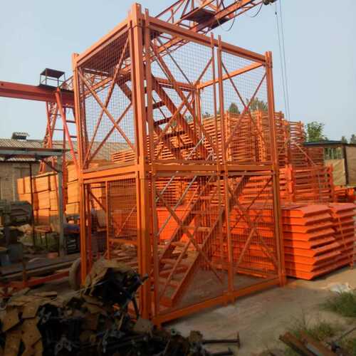 基坑爬梯桥梁建筑安全爬梯工地施工安全梯笼组合式框架安全梯笼