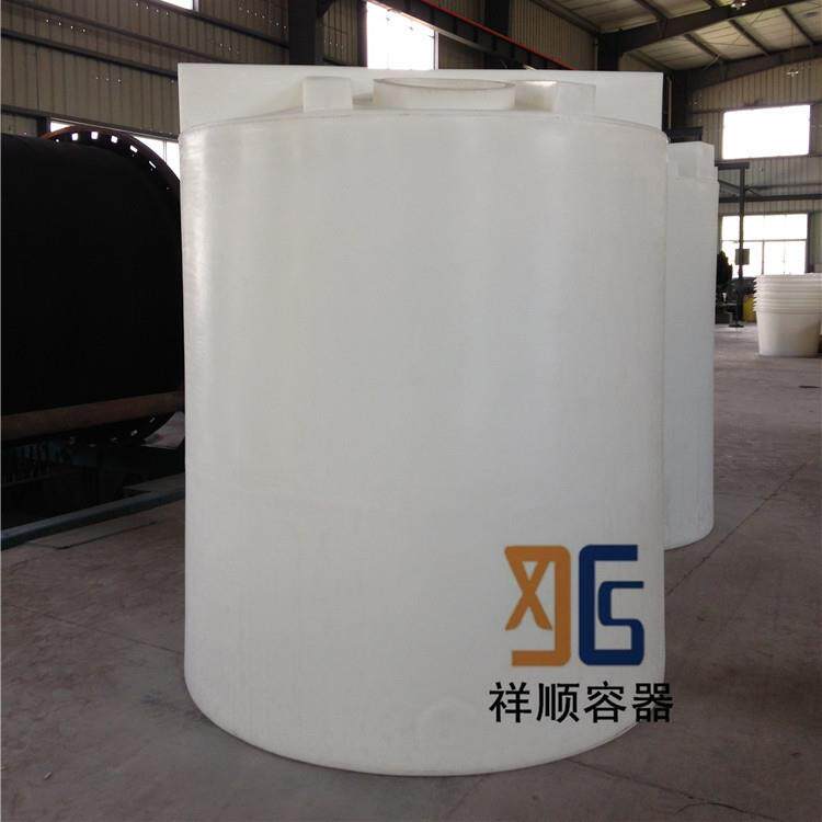 MC-6000L工业搅拌槽6吨塑料反应桶塑料混药桶片碱搅拌桶PE白罐