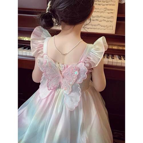 X 69042 Girls' Princess Dress 女童公主连衣裙跨境速卖通亚