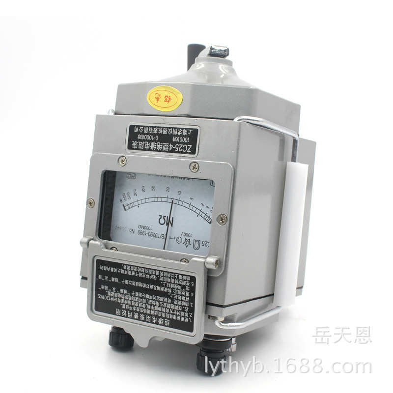 手摇式接地电阻测试仪ZC25-3/ZC25-4兆欧表摇表500V1000V25