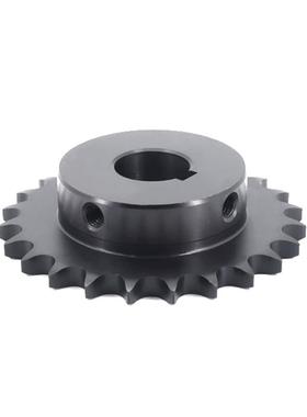 40B/50B/60B/80B炼轮4点5点6点1英寸9-30齿45钢黑色炼轮定制仪表