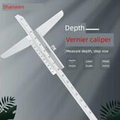 300 深度游标卡尺 200 150 500mm精度0.02mm测量深度卡尺