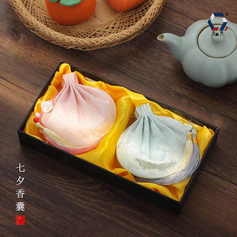 七夕香包香囊空袋锦缎纯手工定情香包/香囊