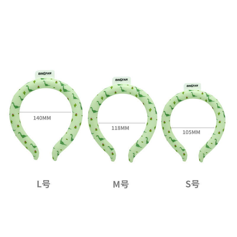 夏季降温挂脖驱蚊冰项圈卡通户外驱蚊冰项圈冰凉脖颈圈冰圈