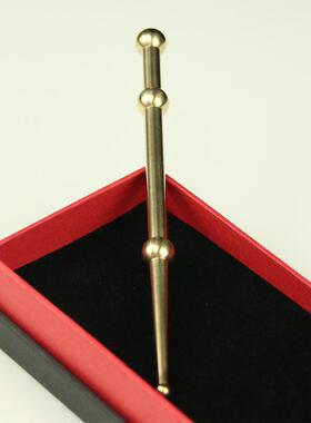 高档铜按穴位工具点纯穴棒按脚器穴位按拨摩筋棒摩按笔脚底疏通经