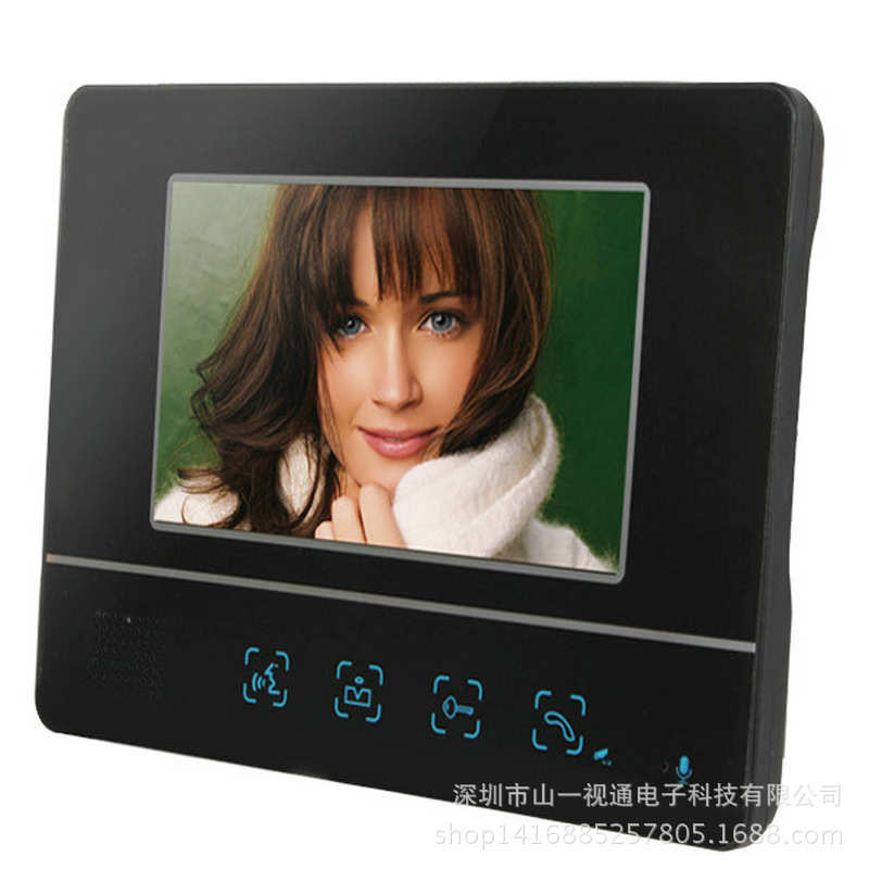 mountainone讲7 触摸门铃户寸彩色独夜视可视防雨对