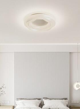 漫曲奇吸顶灯奶油风无S03099频闪护轻眼云朵卧室主灯现代奢简约浪