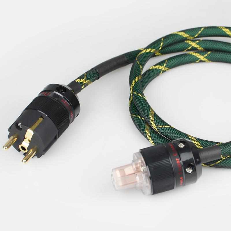 声韵发烧hifi欧式欧标插头电源线音响胆机功放德式德标纯铜电源线