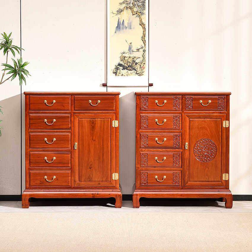 红木六斗柜花梨木边柜中式实木收纳储物柜餐边柜茶水柜,住宅家具,红木餐边柜,淘宝优惠券,粉丝福利购,淘宝优惠卷