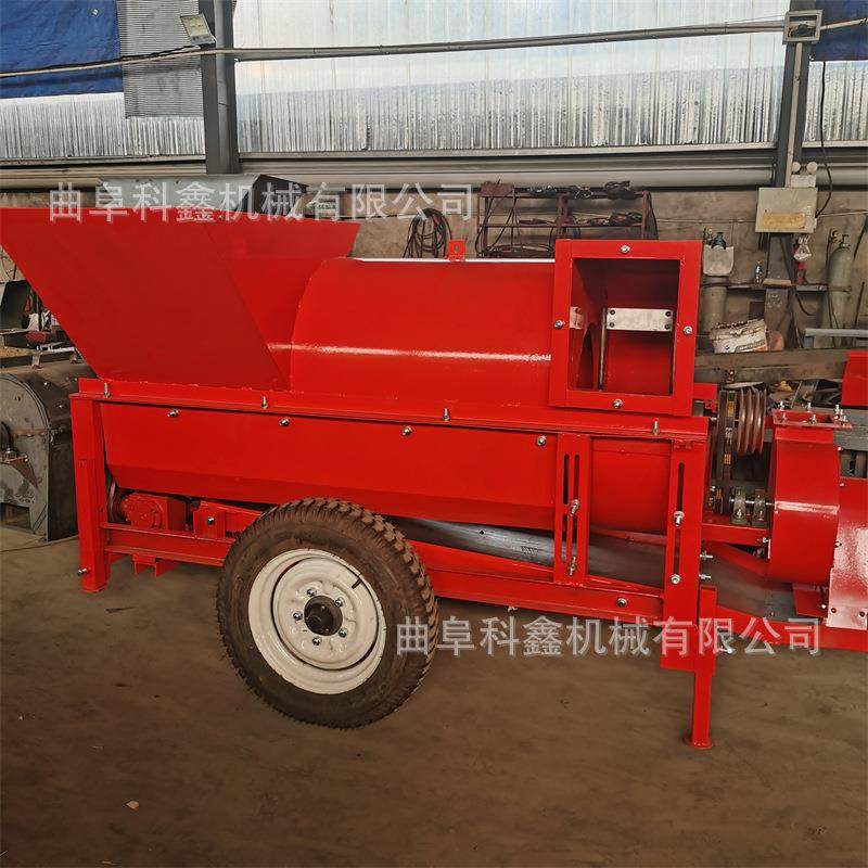 机大料口花生秧揉丝果机子GDC秧除膜粉碎多功能去土去膜粉进糠机