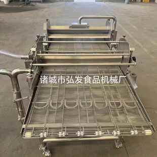 裹刀鱼段盒上浆机 油炸刀鱼锅包茄肉浆设备 海流鲜淋浆浸ZJP浆水