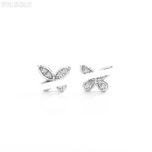 幻影蝴蝶系列耳钉镀真金精工高品质缱绻蝴蝶耳钉优雅女士ins耳饰