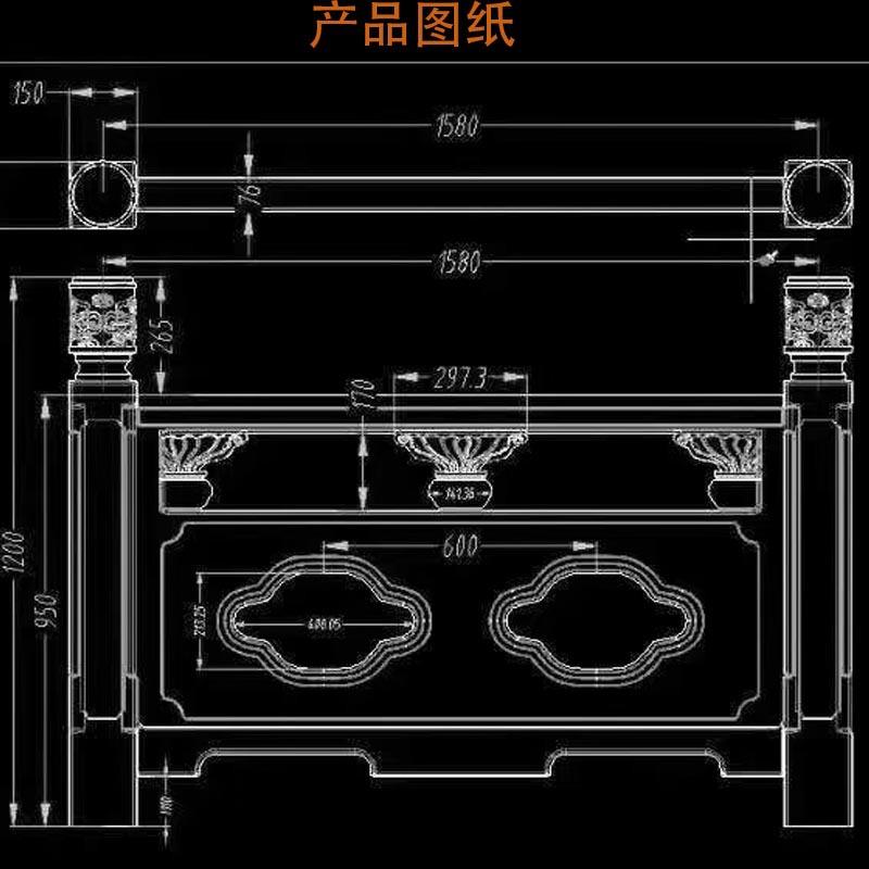 压哲扶手水泥仿石护栏围栏栏杆模具桥栏杆塑料防护栏混凝土栅栏