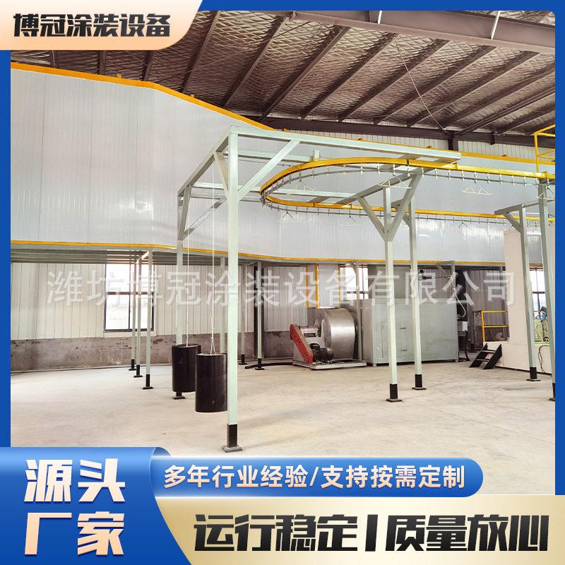 厂家供应自行车喷涂设备生产线电动车架喷漆设备三轮车喷塑流水线