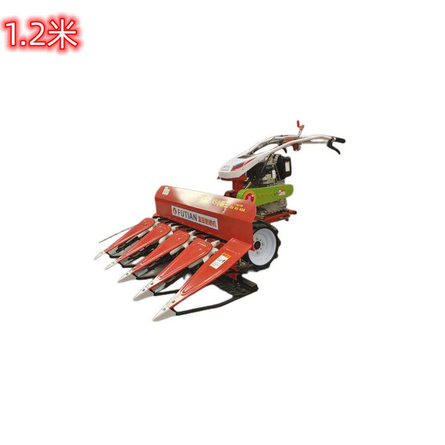 诚峰自走式0.811.21.5米小型收割机农用小地块手推式割晒机