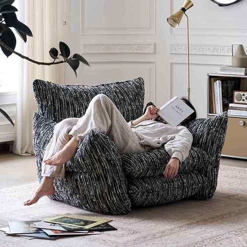 懒人沙发意式轻奢家用客厅卧室感设计师创意小户型布艺沙发椅