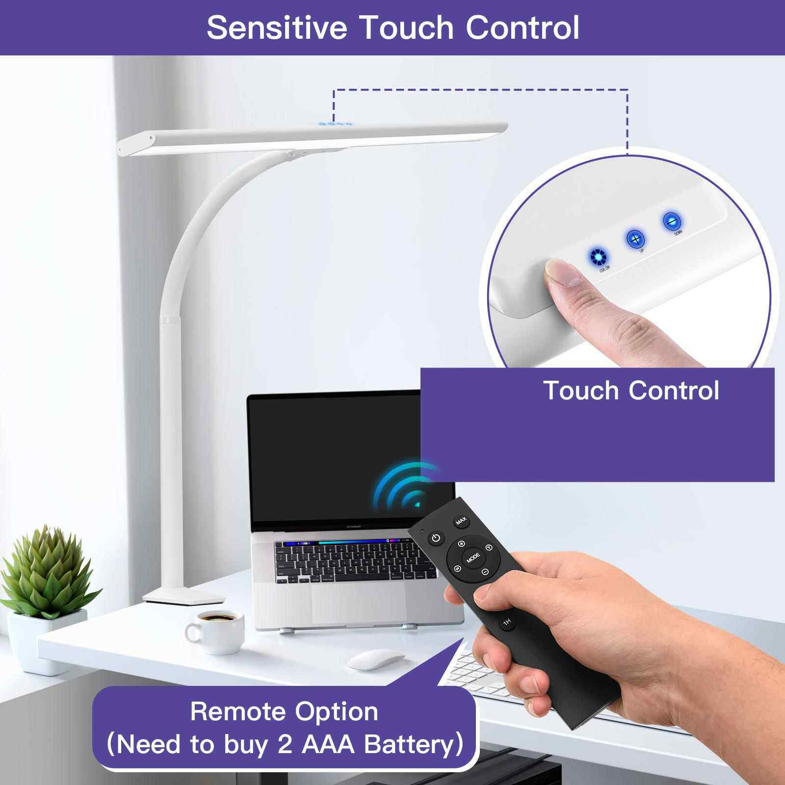 护眼台灯调光调色工作绘画商务办公维修手工钢琴长臂可调光