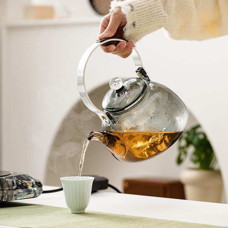 玻璃煮茶壶家用小型电热茶炉电陶炉大容量养生壶烧水壶围炉
