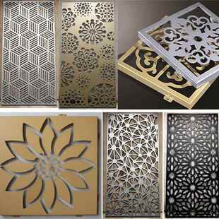 地铁站雕空铝单板天花镂雕BAS刻铝板菱形异花艺术造型形雕花镂空