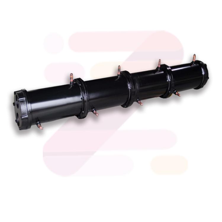 壳管式水冷冷凝器中央空调制冰机冷库散热器微通道双系统30匹现货