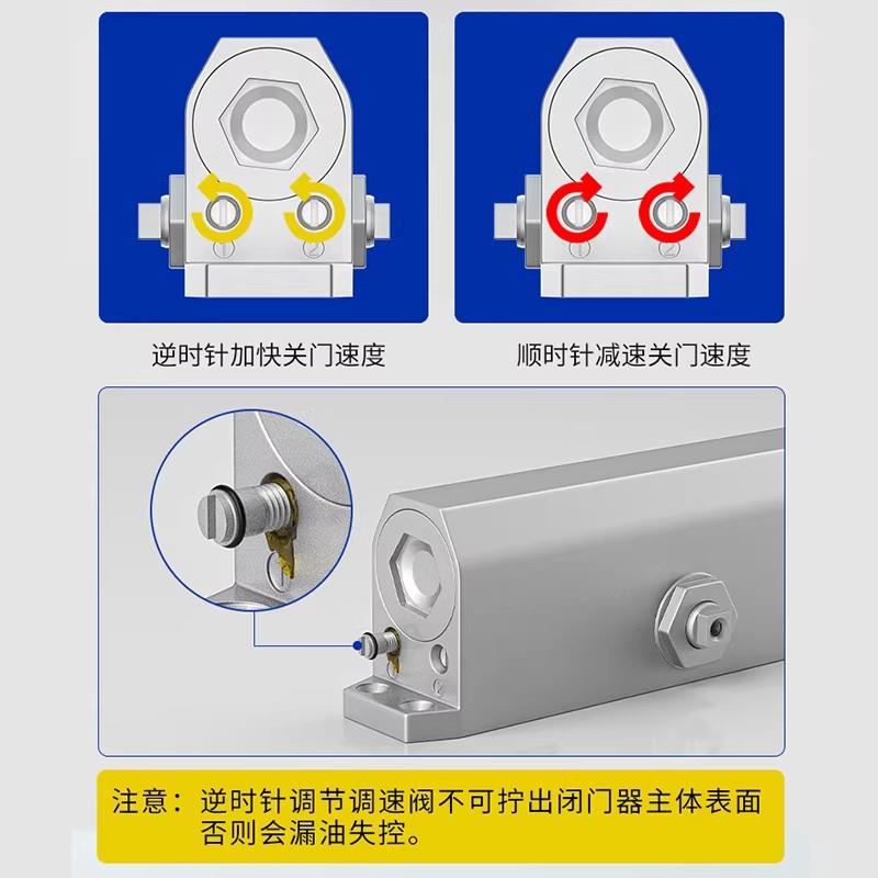 防门闭压门器消防缓门自动液关门器推火拉门单元大门佐致(收冲静